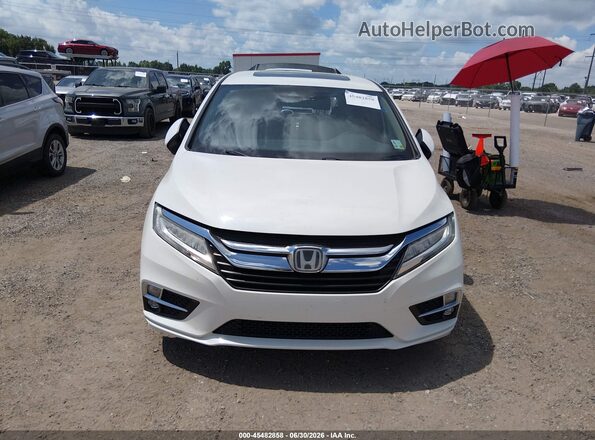 5FNRL6H85KB067838 2019 HONDA ODYSSEY White წინა პანელის ხედი