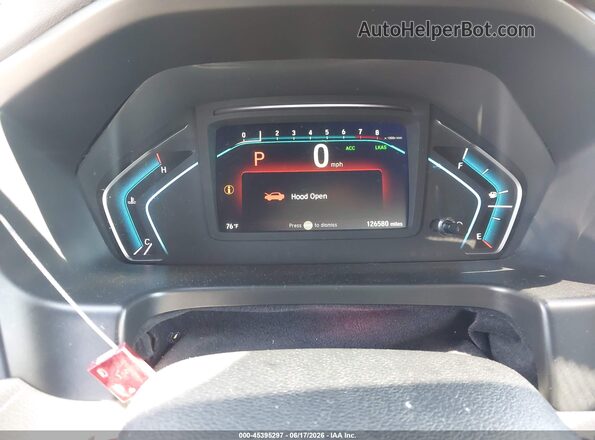 5FNRL6H85LB019371 2020 HONDA ODYSSEY White Widok tylnych siedzeń
