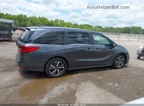 5FNRL6H85PB044941 2023 HONDA ODYSSEY Gray Vista interior trasera
