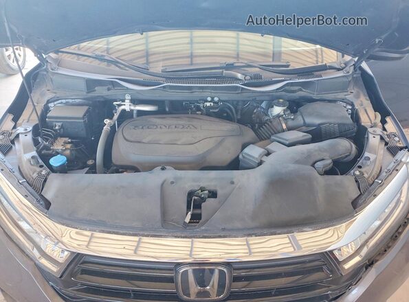 5FNRL6H85RB016267 2024 HONDA ODYSSEY Gray Вид підкапотного простору
