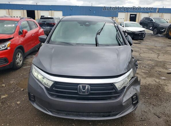 5FNRL6H85RB053240 2024 HONDA ODYSSEY Gray Front view