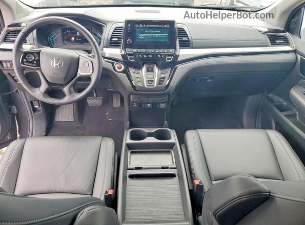 5FNRL6H85RB053240 2024 HONDA ODYSSEY Gray Dashboard view