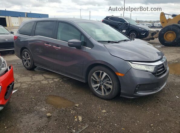 5FNRL6H85RB053240 2024 HONDA ODYSSEY Gray Front right