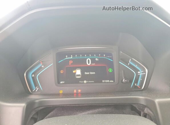 5FNRL6H85RB053240 2024 HONDA ODYSSEY Gray Instrument cluster view