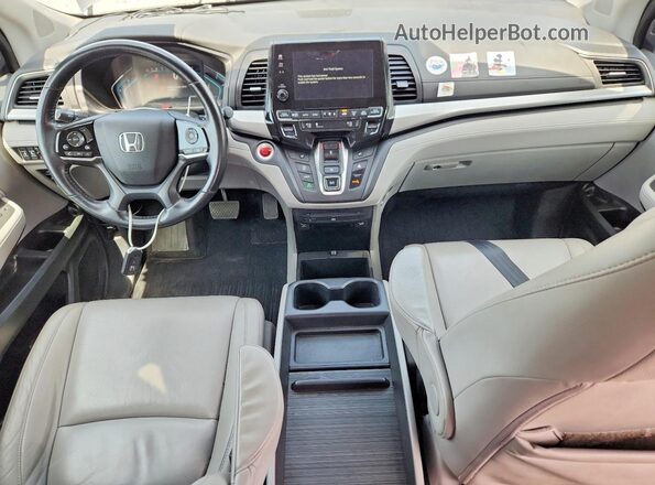 5FNRL6H86KB049977 2019 HONDA ODYSSEY Gray Vista del salpicadero