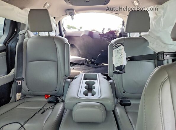 5FNRL6H86KB049977 2019 HONDA ODYSSEY Gray Vista de los asientos traseros