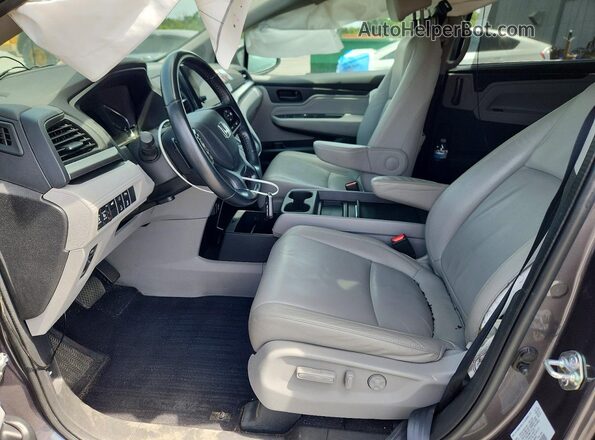 5FNRL6H86KB049977 2019 HONDA ODYSSEY Gray Vista interior delantera
