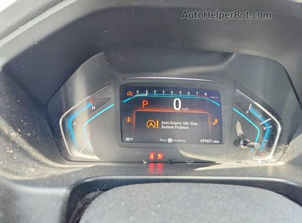 5FNRL6H86KB049977 2019 HONDA ODYSSEY Gray Vista del cuadro de instrumentos
