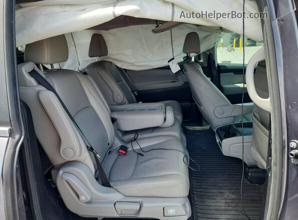 5FNRL6H86KB049977 2019 HONDA ODYSSEY Gray Vista interior trasera