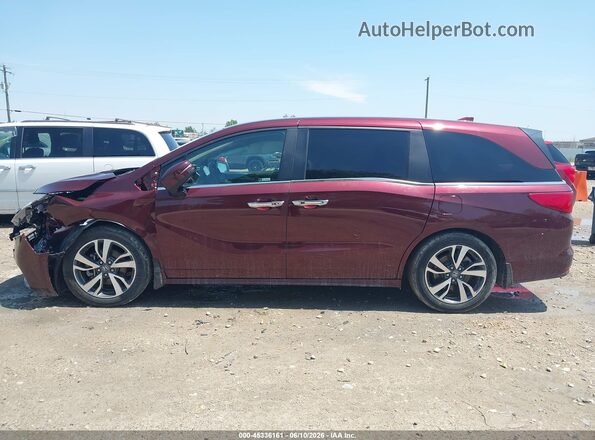 5FNRL6H86MB003357 2021 HONDA ODYSSEY Maroon 