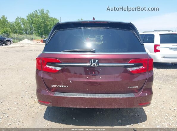 5FNRL6H86MB003357 2021 HONDA ODYSSEY Maroon 