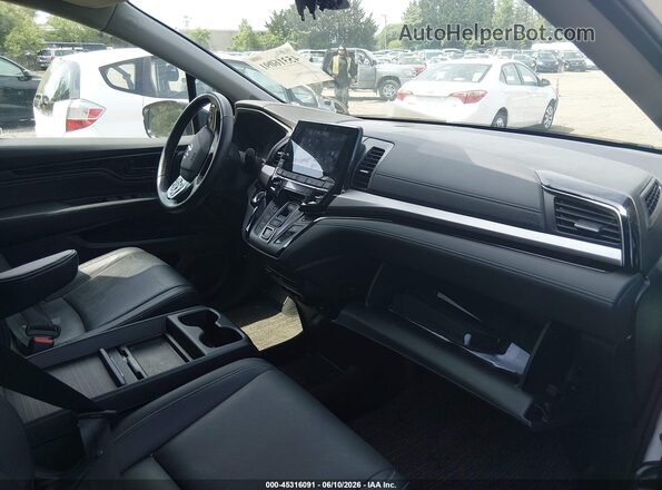 5FNRL6H86RB043476 2024 HONDA ODYSSEY White Widok wnętrza z przodu