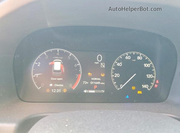 5FNRL6H86TB013630 2026 HONDA ODYSSEY Silver Вид щитка приладів