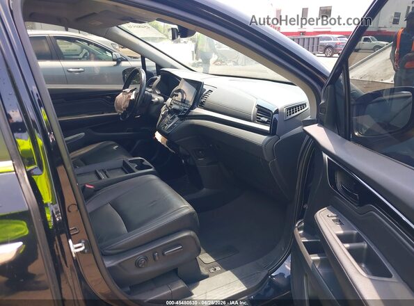 5FNRL6H87MB001147 2021 HONDA ODYSSEY Black Widok wnętrza z przodu