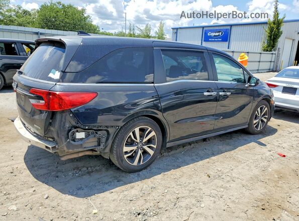 5FNRL6H87PB000018 2023 HONDA ODYSSEY Черный Задняя правая четверть