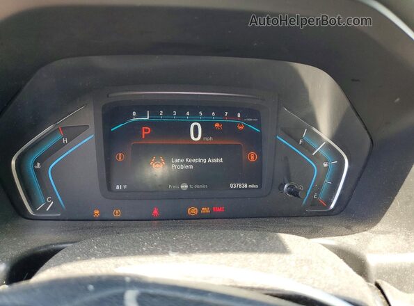 5FNRL6H87PB000018 2023 HONDA ODYSSEY Черный Вид щитка приборов