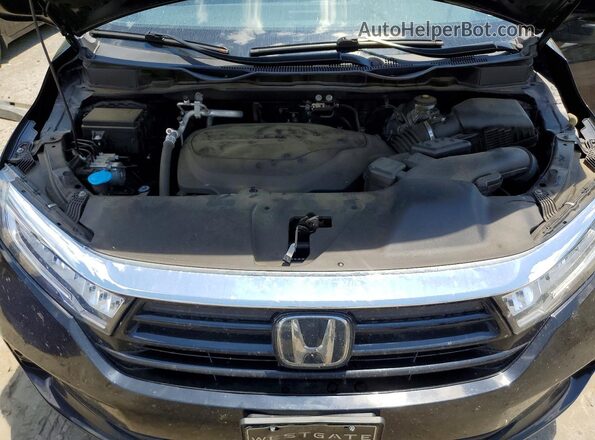 5FNRL6H87PB000018 2023 HONDA ODYSSEY Черный Вид подкапотного пространства