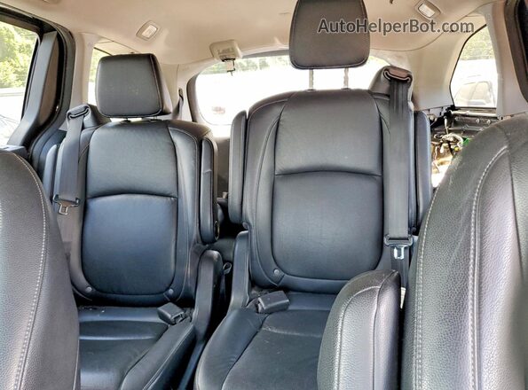 5FNRL6H87PB000018 2023 HONDA ODYSSEY Черный Вид задних сидений