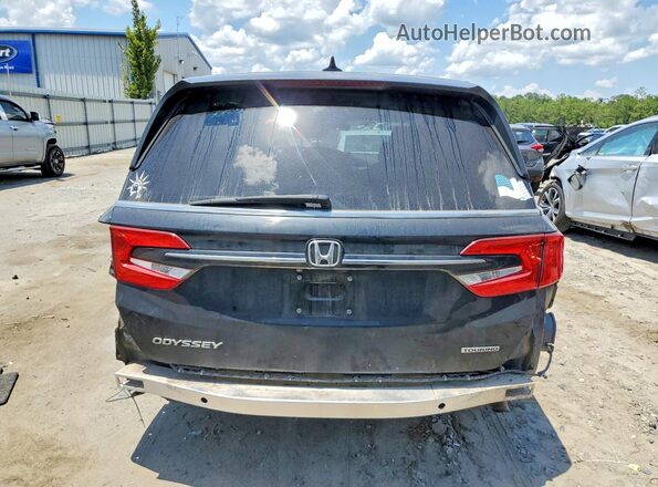 5FNRL6H87PB000018 2023 HONDA ODYSSEY Черный Вид сзади