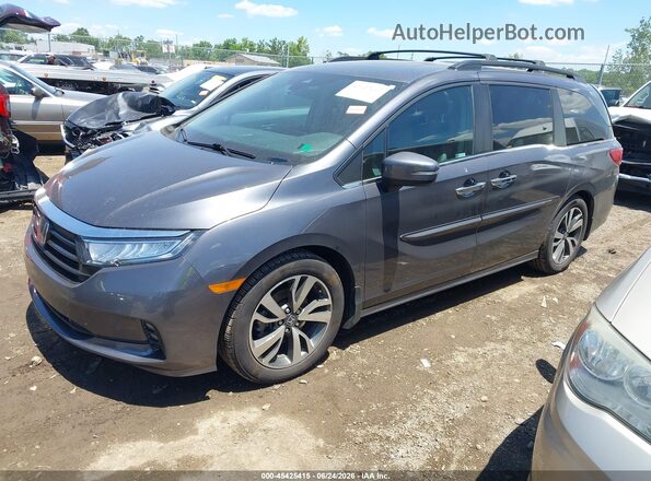 5FNRL6H87PB016770 2023 HONDA ODYSSEY Серый Передняя левая четверть