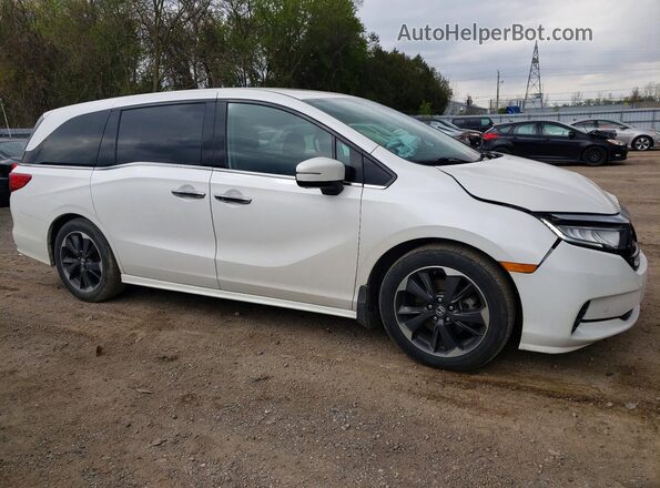 5FNRL6H87PB503712 2023 HONDA ODYSSEY White Передня права чверть