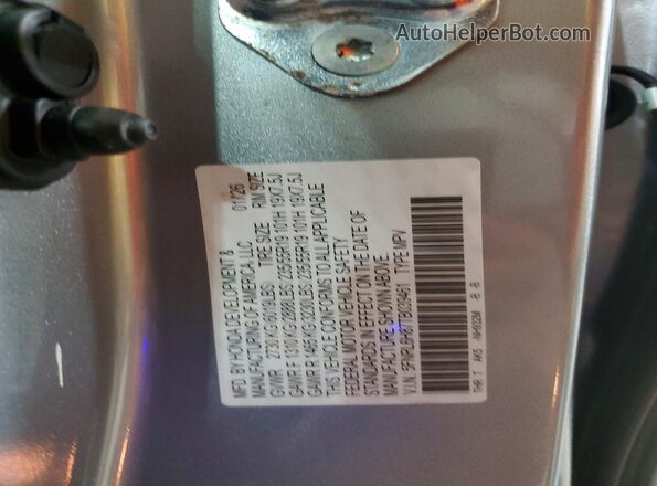 5FNRL6H87TB039461 2026 HONDA ODYSSEY Silver VIN կոդի պիտակի տեսք