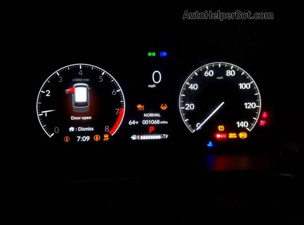 5FNRL6H87TB039461 2026 HONDA ODYSSEY Silver Սարքավորումների վահանակի տեսք