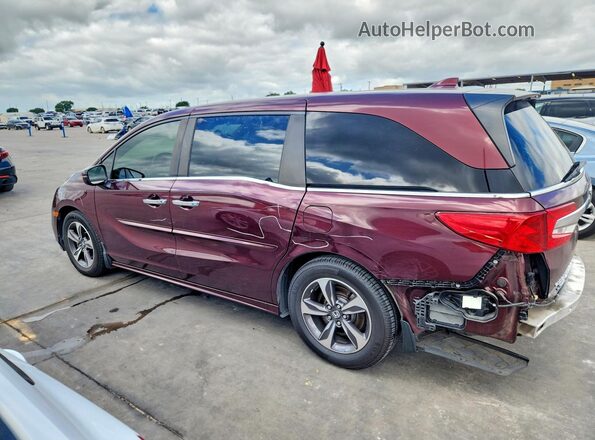 5FNRL6H88JB000603 2018 HONDA ODYSSEY Red 