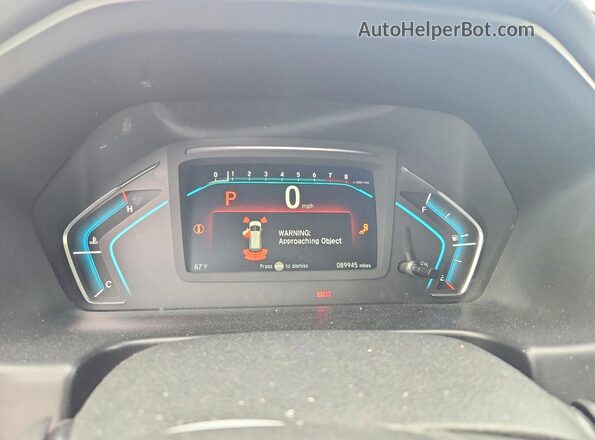 5FNRL6H88JB000603 2018 HONDA ODYSSEY Red 