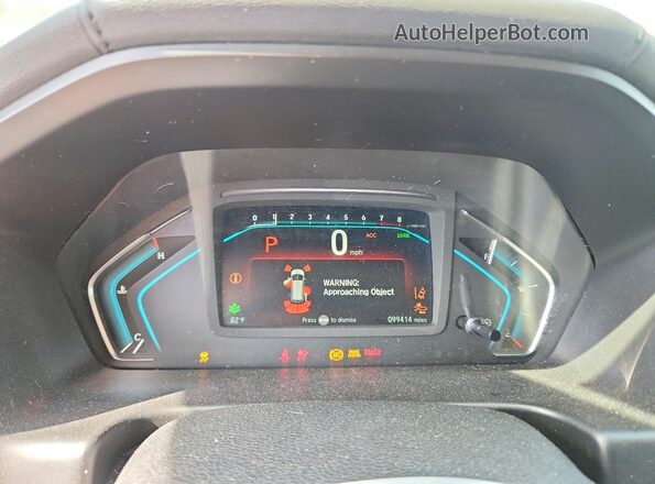 5FNRL6H88JB020401 2018 HONDA ODYSSEY Silver Instrument cluster view