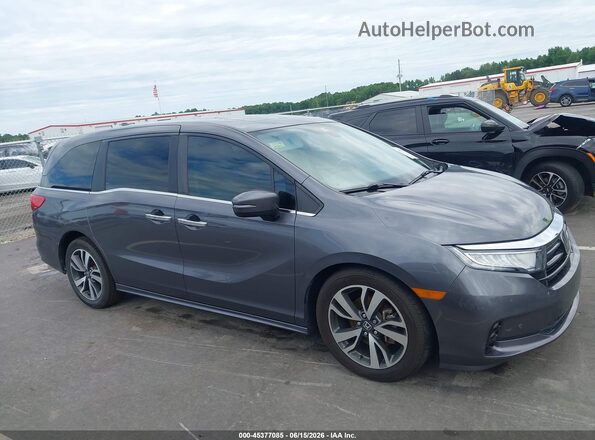5FNRL6H88MB039521 2021 HONDA ODYSSEY Gray Սալոնի հետևի տեսք