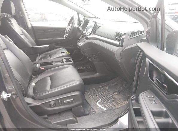 5FNRL6H88NB043795 2022 HONDA ODYSSEY Gray Widok wnętrza z przodu
