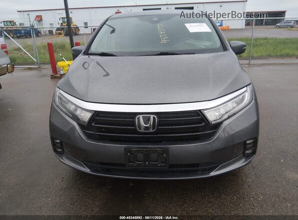 5FNRL6H88NB043795 2022 HONDA ODYSSEY Gray Widok zestawu wskaźników