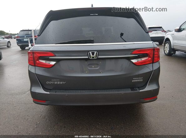 5FNRL6H88NB043795 2022 HONDA ODYSSEY Gray 