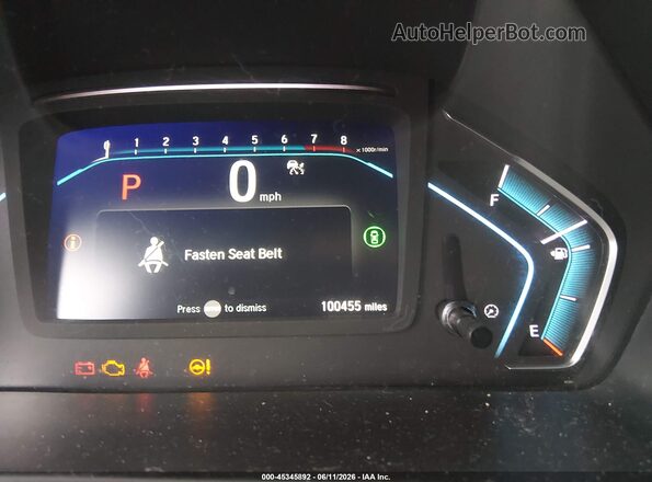 5FNRL6H88NB043795 2022 HONDA ODYSSEY Gray Widok tylnych siedzeń