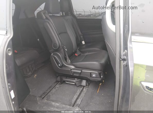 5FNRL6H88NB043795 2022 HONDA ODYSSEY Gray Widok naklejki z numerem VIN