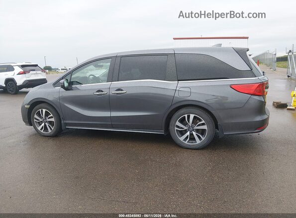 5FNRL6H88NB043795 2022 HONDA ODYSSEY Gray Widok wnętrza 360 stopni