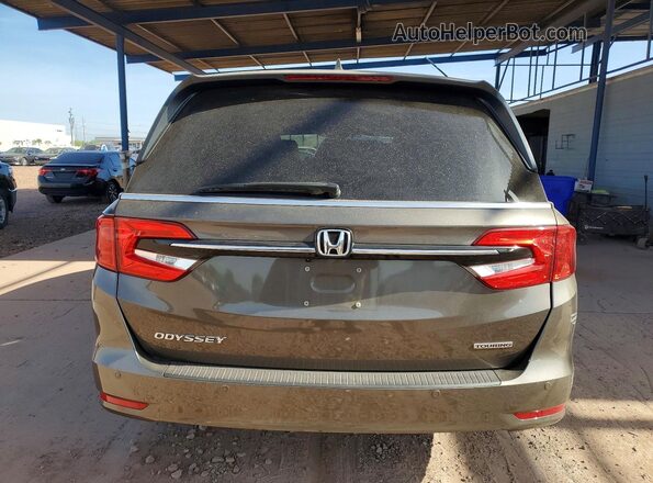 5FNRL6H88NB067367 2022 HONDA ODYSSEY Gray Rear view