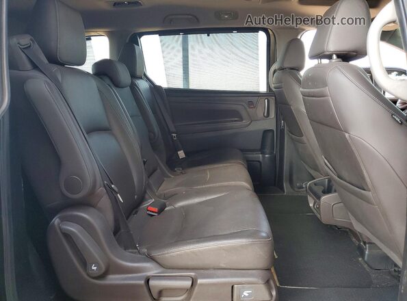 5FNRL6H88NB067367 2022 HONDA ODYSSEY Gray Rear seats view