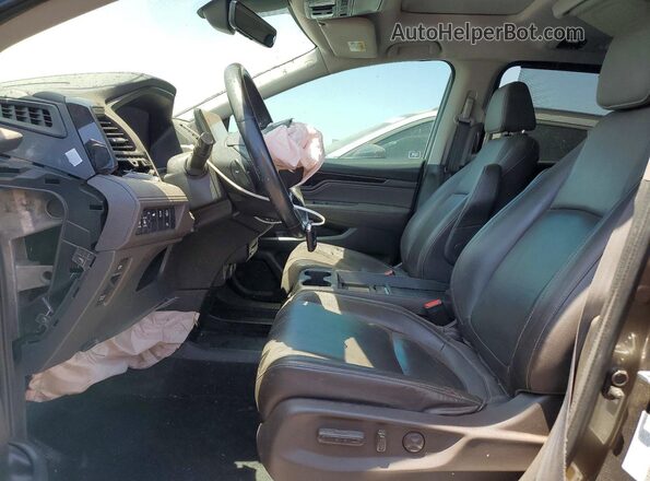 5FNRL6H88NB067367 2022 HONDA ODYSSEY Gray Front interior view