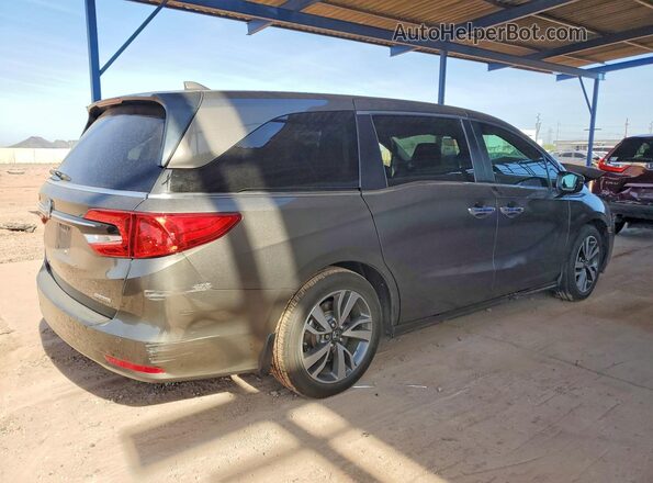 5FNRL6H88NB067367 2022 HONDA ODYSSEY Gray Rear right