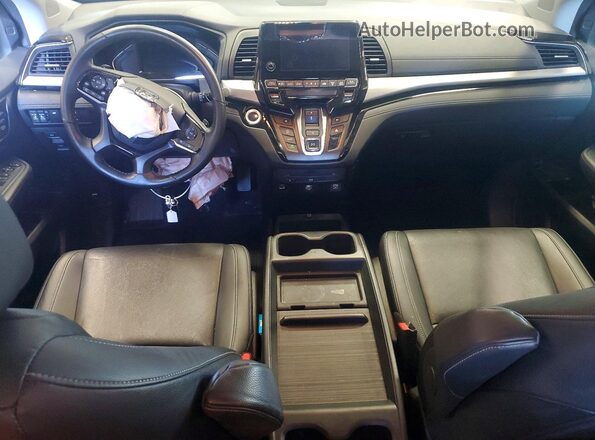 5FNRL6H88PB046988 2023 HONDA ODYSSEY White Widok deski rozdzielczej