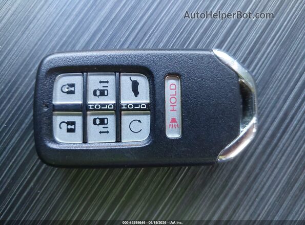 5FNRL6H89KB095576 2019 HONDA ODYSSEY Black Առջևի վահանակի տեսք