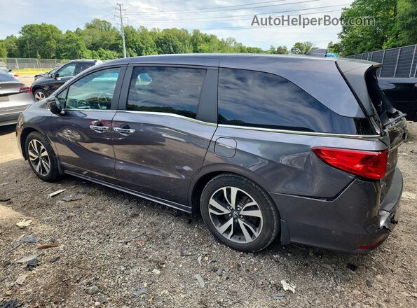 5FNRL6H89NB004858 2022 HONDA ODYSSEY Gray უკანა მარცხენა