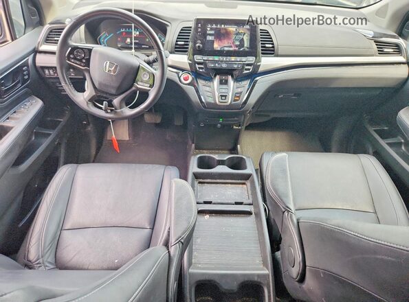 5FNRL6H89NB004858 2022 HONDA ODYSSEY Gray წინა პანელის ხედი