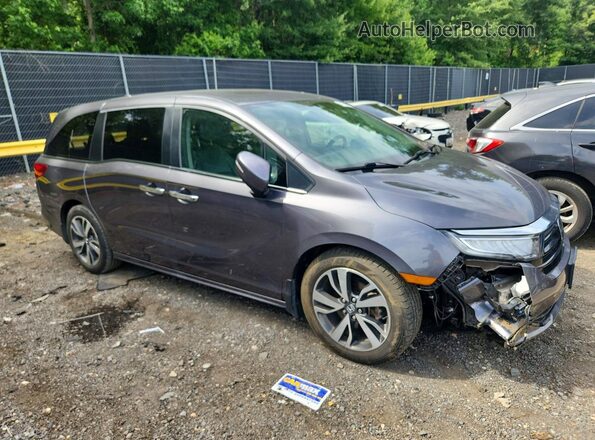5FNRL6H89NB004858 2022 HONDA ODYSSEY Gray წინა მარჯვენა