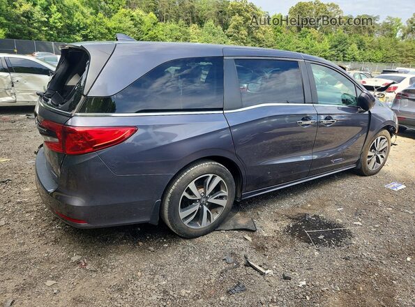 5FNRL6H89NB004858 2022 HONDA ODYSSEY Gray უკანა მარჯვენა