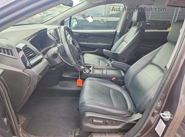 5FNRL6H89NB004858 2022 HONDA ODYSSEY Gray წინა სალონის ხედი