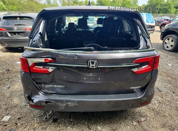 5FNRL6H89NB004858 2022 HONDA ODYSSEY Gray უკანა ხედი
