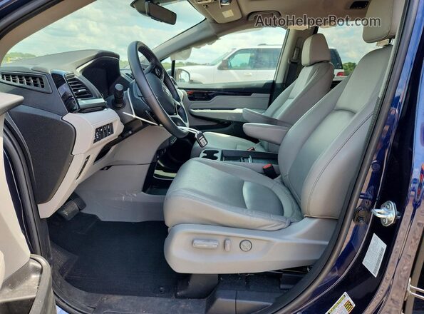 5FNRL6H89PB025177 2023 HONDA ODYSSEY Blue Vista interior delantera